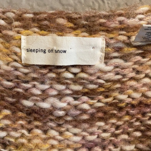 Sleeping on snow chunky knit sweater s - Picture 4 of 4